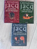 Christian Jacq - De Rechter van Egypte trilogie (3 boeken), Ophalen of Verzenden, Gelezen, Nederland