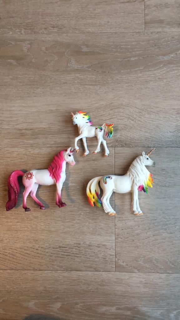 Schleich unicorns, Hobby en Vrije tijd, Overige Hobby en Vrije tijd, Zo goed als nieuw, Ophalen of Verzenden