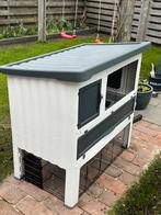 Ferplast Konijnenhok Grand Lodge, Dieren en Toebehoren, 110 cm of meer, Ophalen of Verzenden, Zo goed als nieuw, 90 cm of meer