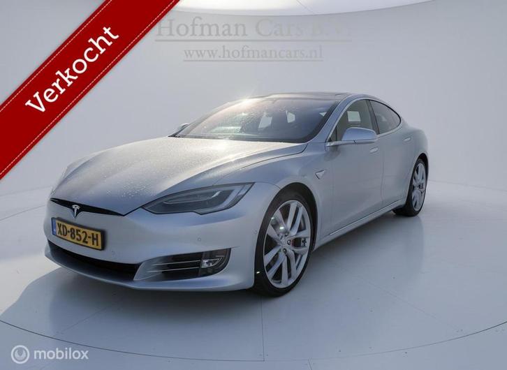 Tesla Model S 100D Performance Ludicrous+ SOH 91% 2018 – T, Auto's, Tesla, Bedrijf, Te koop, Model S, 4x4, ABS, Achteruitrijcamera