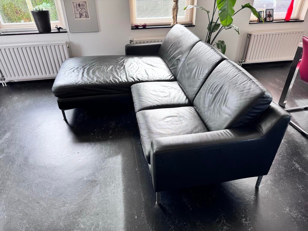 Hoekbank Solan longchair W.Schillig, Ophalen, Gebruikt, Hoekbank, Driepersoons