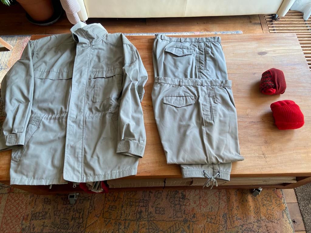 Ouderwets wandelkostuum, Ophalen of Verzenden, Gedragen, Maat 52/54 (L)