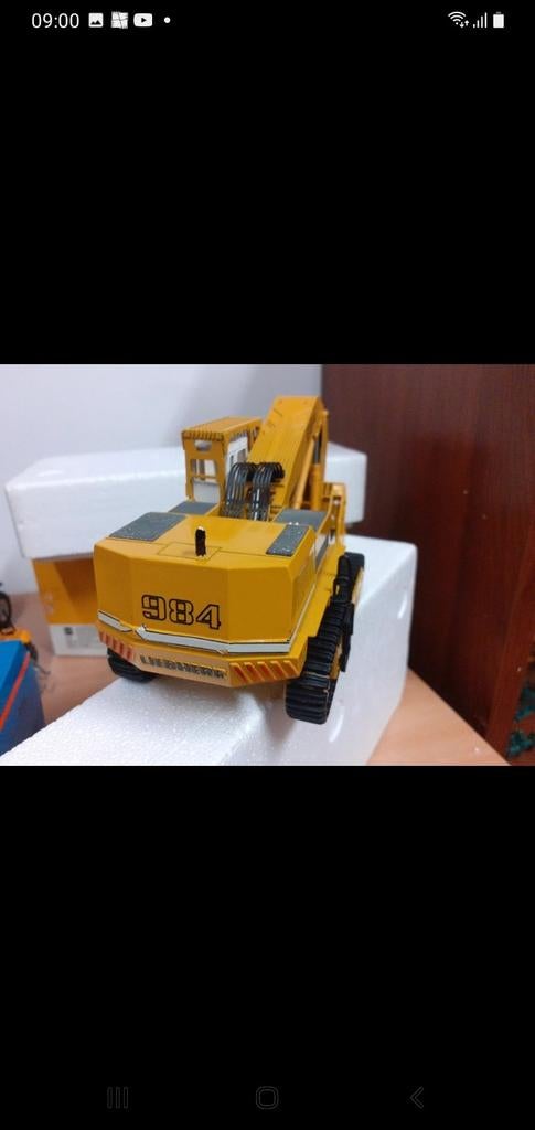 Liebherr graafmachine 984, Ophalen of Verzenden, Zo goed als nieuw, Hijskraan, Tractor of Landbouw, Conrad