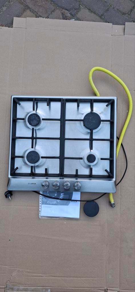 Bosch Inbouw Gaskookplaat - 4 Kookzones, Witgoed en Apparatuur, Kookplaten, Ophalen, Gebruikt, 4 kookzones, Inbouw