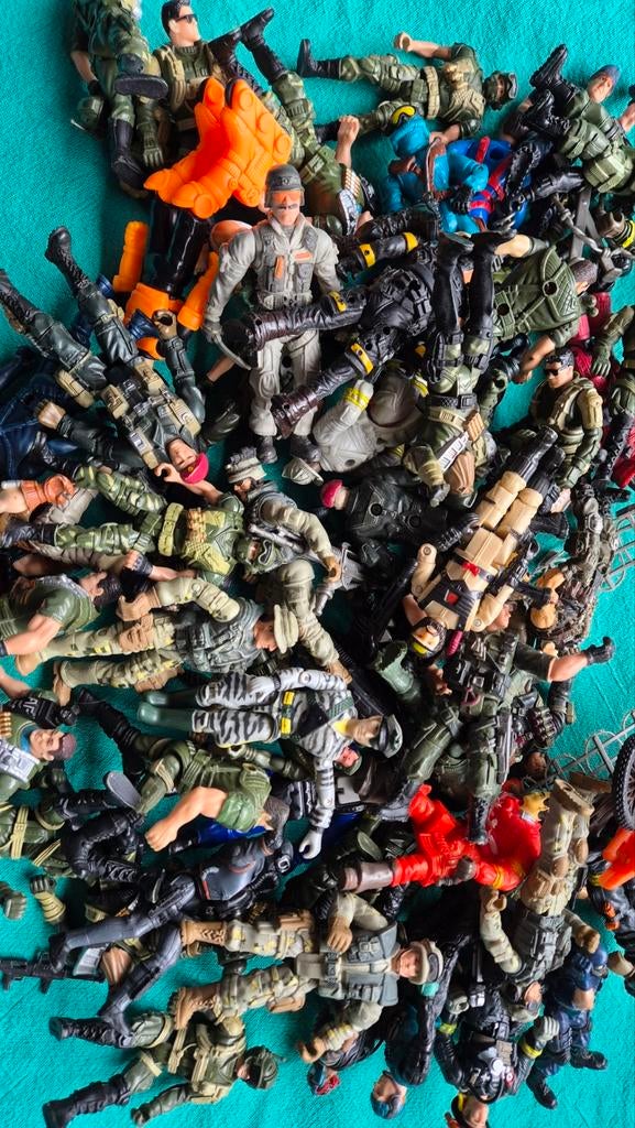Grote partij action figures., Ophalen of Verzenden