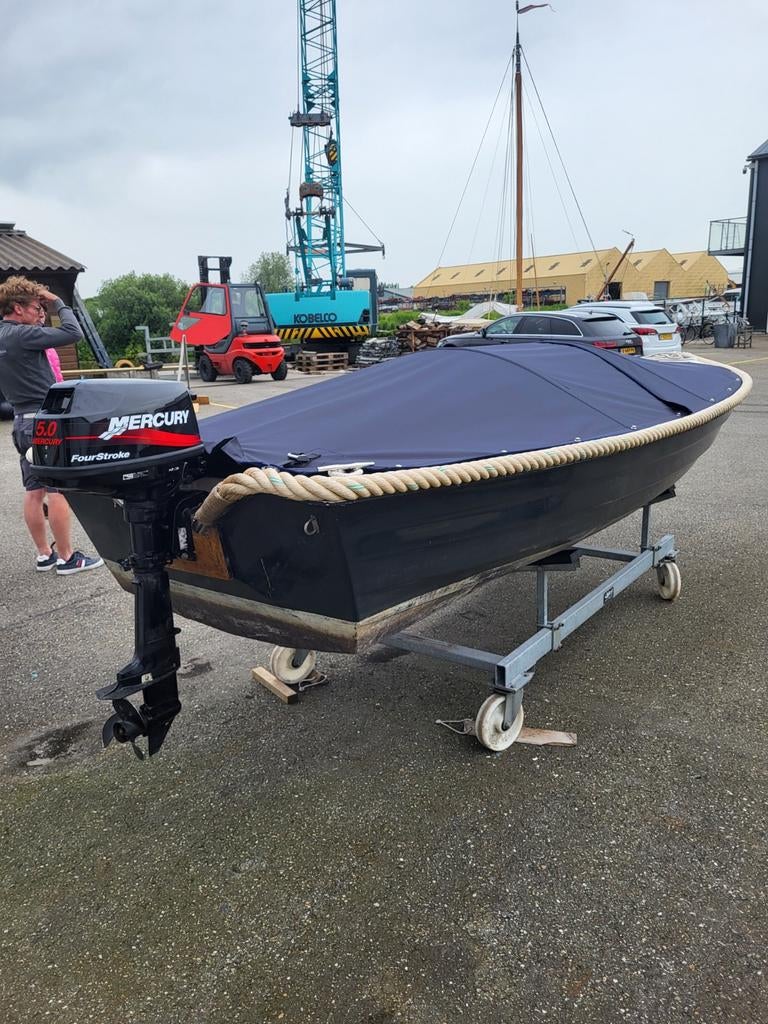 Noorse sloep 6.5 meter met buitenboordmotor, Watersport en Boten, Sloepen, Ophalen, Gebruikt, Tot 10 pk, 6 meter of meer