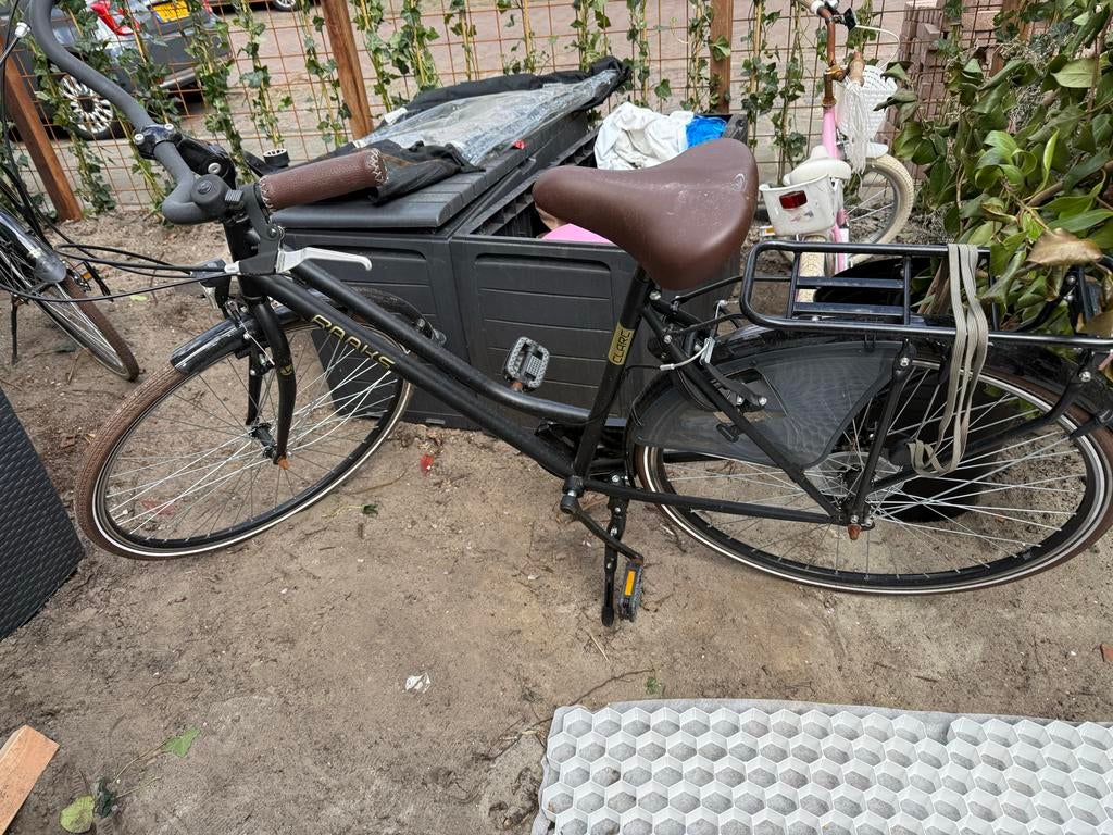 Damesfiets Clarc, zwart, Terugtraprem, 53 tot 56 cm, Zo goed als nieuw, Ophalen