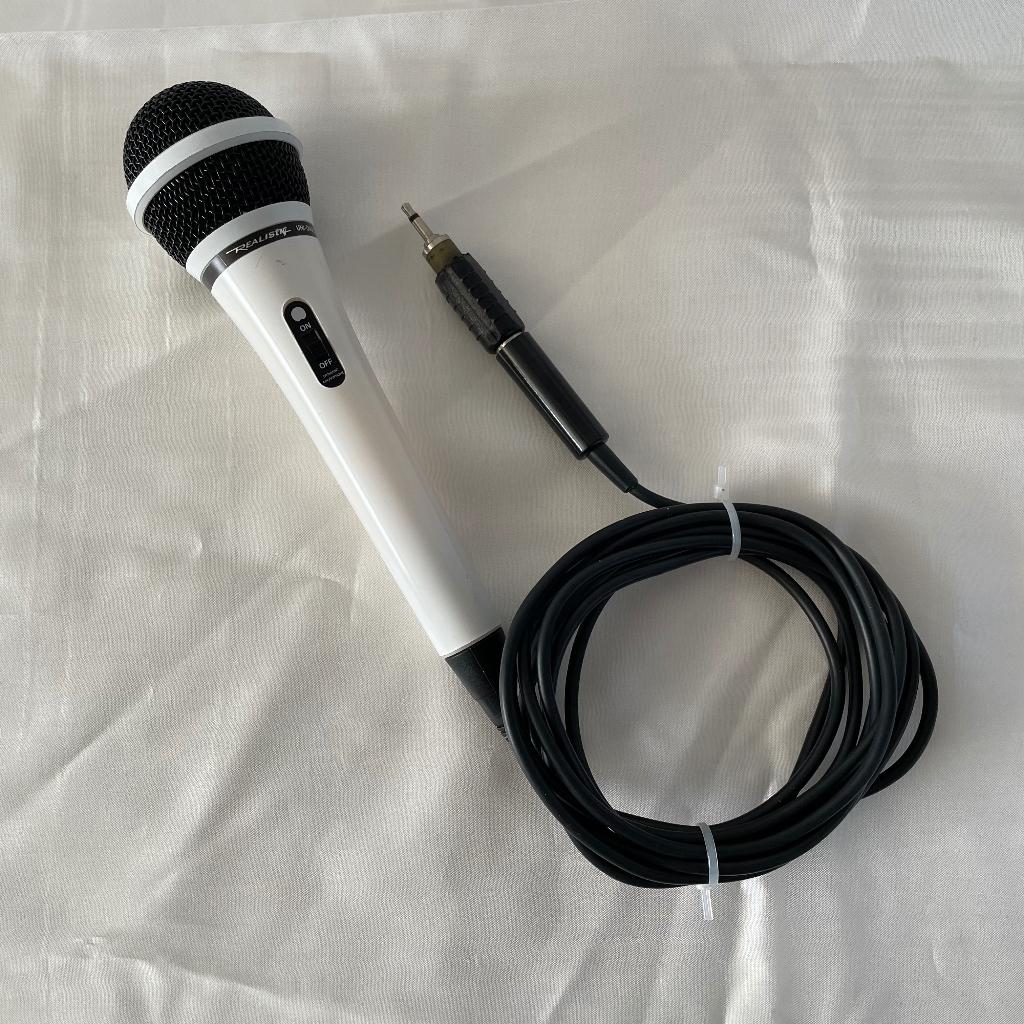 Vintage Realistic 33-9032 microfoon – RadioShack microfoon, Ophalen of Verzenden, Gebruikt, Overige typen