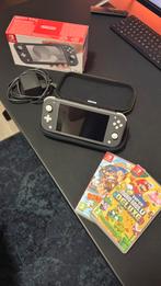 Nintendo Switch Lite Grey, Mario, Donkey Kong zgan, Ophalen of Verzenden, Grijs, Zo goed als nieuw