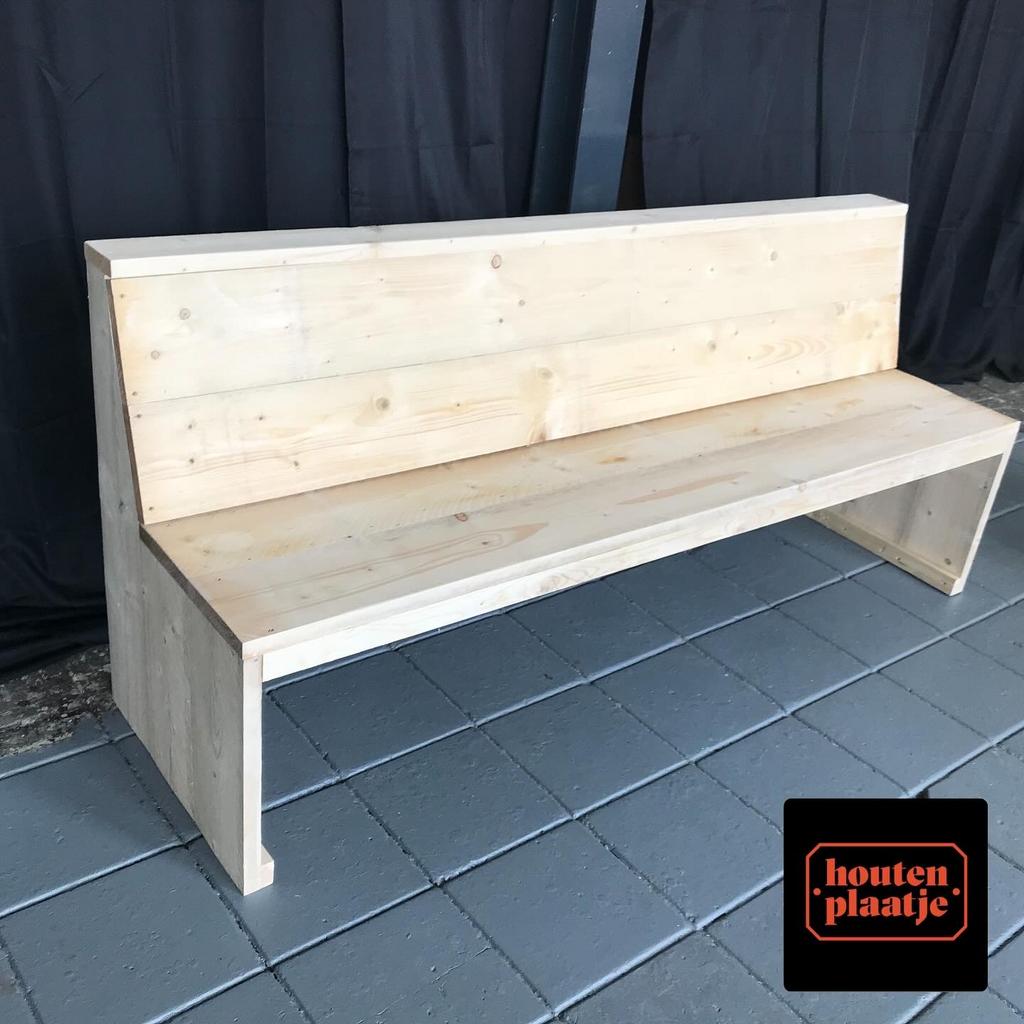 Gevel bankje, Houten plaatje, 4828AS, Nieuw, Ophalen of Verzenden