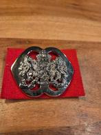 Kl baret embleem nationale reserve, Verzamelen, Ophalen of Verzenden, Landmacht, Nederland, Embleem of Badge