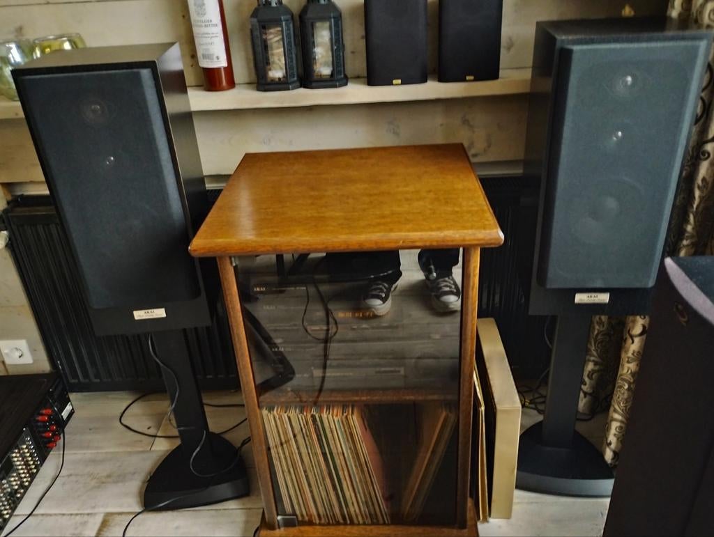 Vintage Akai Midi set tuner versterker platenspeler speakers, Ophalen, Gebruikt, Losse componenten, Akai