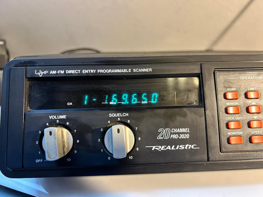 Realistic PRO-2020 Tafelscanner, Ophalen of Verzenden, Gebruikt, Minder dan 30 kanalen