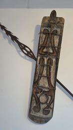 Asmat Schild met Speer - Authentiek Kunstobject, Ophalen
