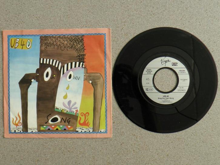 UB40 - Sing our own song VINYL SINGLE, Cd's en Dvd's, Vinyl Singles, Gebruikt, Single, Pop, 7 inch, Ophalen of Verzenden