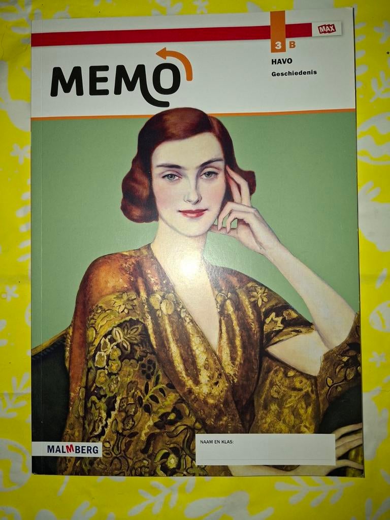 MEMO Geschiedenis 3B HAVO - Malmberg, Ophalen of Verzenden, Gamma, Gelezen, Malmberg