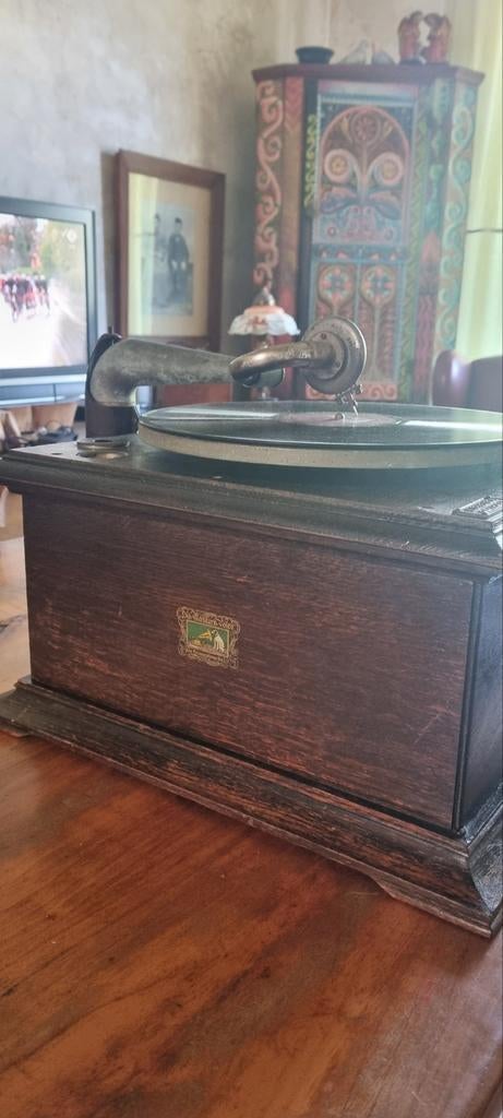 His masters voice grammofoon te koop, Ophalen