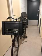 Fiets met kinderzitje en krat, Overige merken, 53 tot 56 cm, Versnellingen, Ophalen of Verzenden