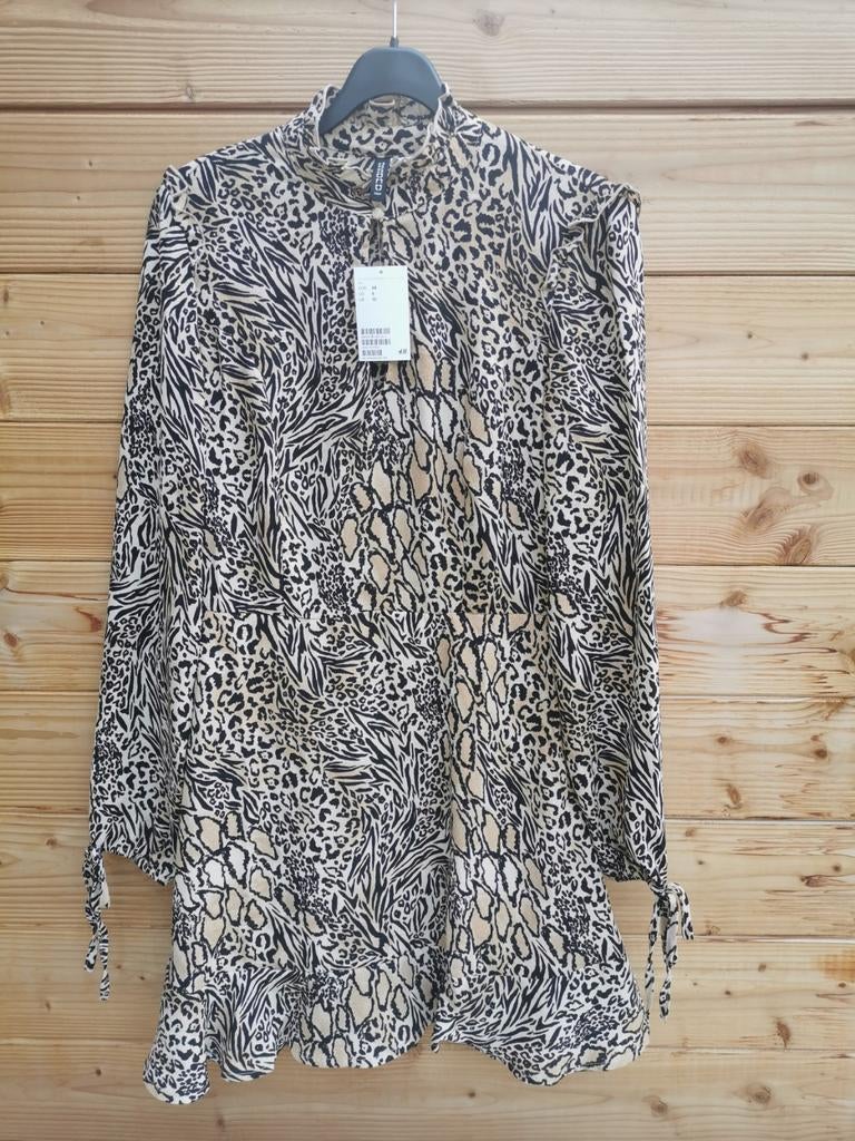 H&M jurk met volants mt.38, Kleding | Dames, Jurken, Maat 38/40 (M), H&M, Overige kleuren, Verzenden