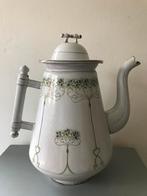 Antieke emaille schenkkan, Ophalen of Verzenden