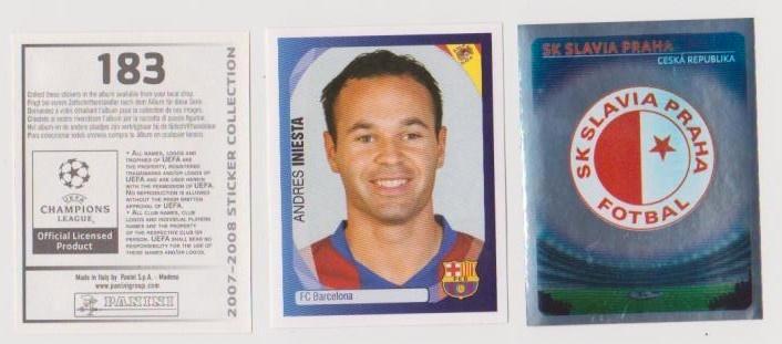 Panini stickers Champions League 2007-2008, Verzamelen, Sportartikelen en Voetbal, Zo goed als nieuw, Poster, Plaatje of Sticker