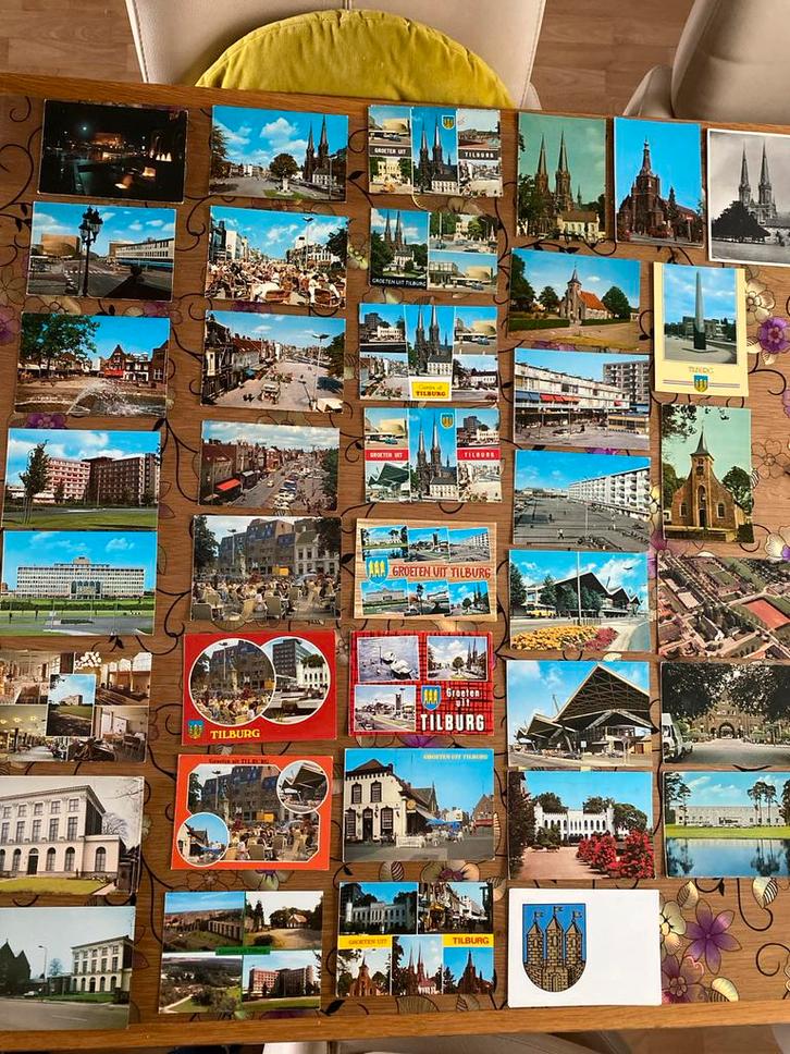 Verzameling van 40+ oude ansichtkaarten van Tilburg, Verzamelen, Ansichtkaarten | Nederland, Gelopen, Noord-Brabant, Voor 1920