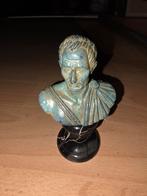 Bronzen buste romeinse figuur, Ophalen of Verzenden