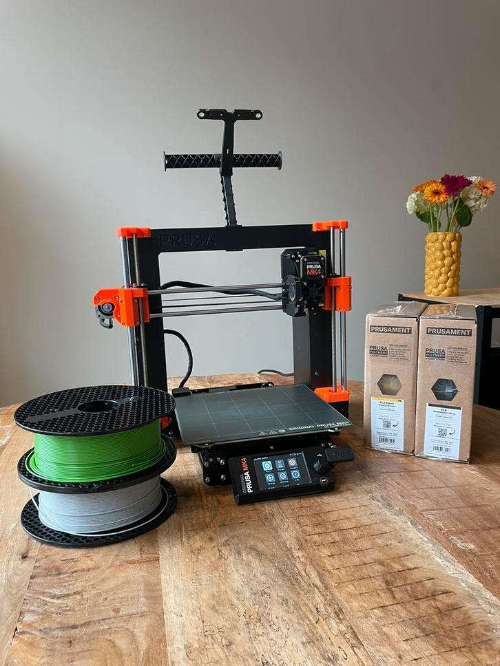 Prusa MK4 with a lot of extras, Computers en Software, 3D Printers, Zo goed als nieuw, Ingebouwde Wi-Fi, Ophalen