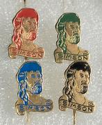 Set van 4 Simson Speldjes - Verschillende Kleuren, Verzamelen, Ophalen of Verzenden, Gebruikt, Overige onderwerpen, Speldje of Pin
