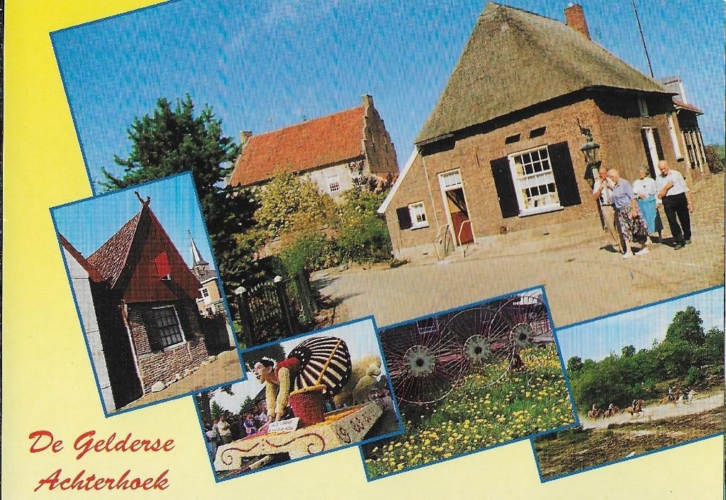 Kr1886 ongelopen ansichtkaart de gelderse achterhoek, Ophalen of Verzenden, 1980 tot heden, Ongelopen