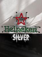 Heineken silver led lamp reclame lamp lichhtreclame, Ophalen of Verzenden, Nieuw, Reclamebord, Plaat of Schild, Heineken