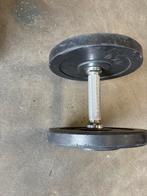1 x 12 kg rubberen dumbbell gewicht, Dumbbell, Gebruikt, Ophalen of Verzenden, Dumbbell