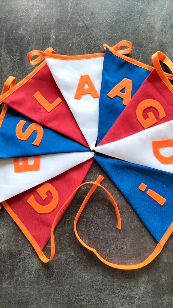 Vlaggenlijn GESLAAGD!, Diversen, Vlaggen en Wimpels, Nieuw, Ophalen of Verzenden