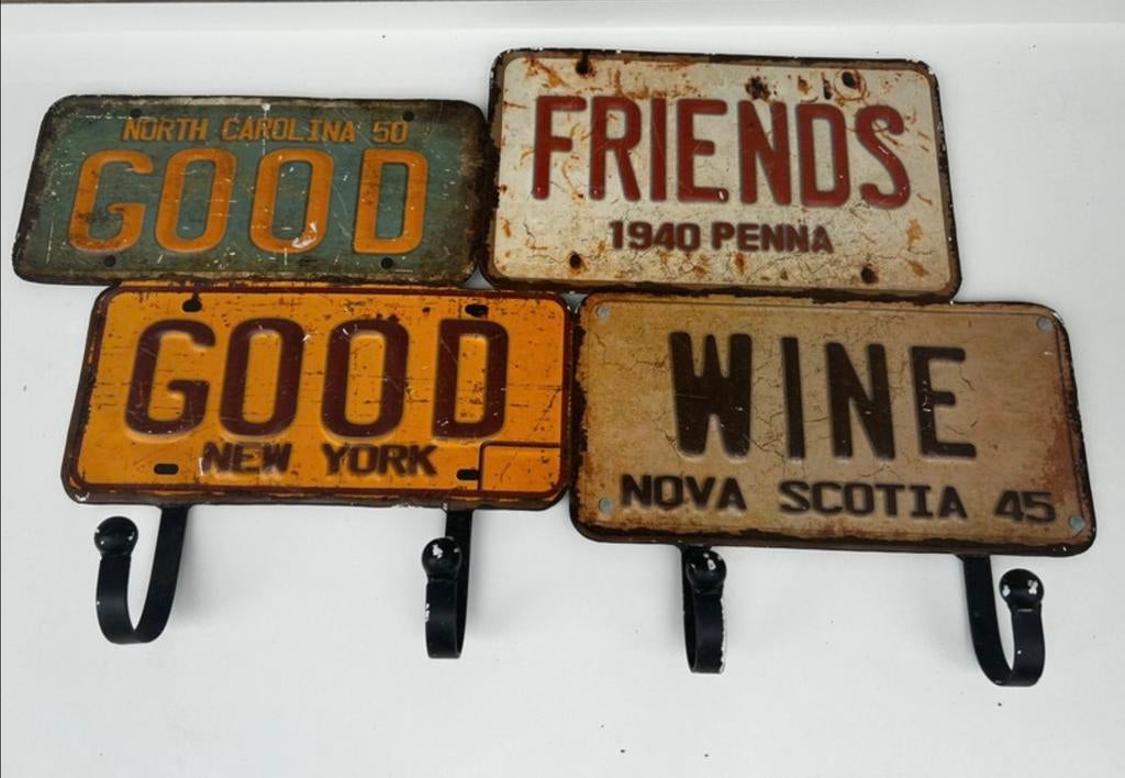 Kapstok metaal, Wandkapstok, Ophalen of Verzenden, Zo goed als nieuw, Minder dan 100 cm