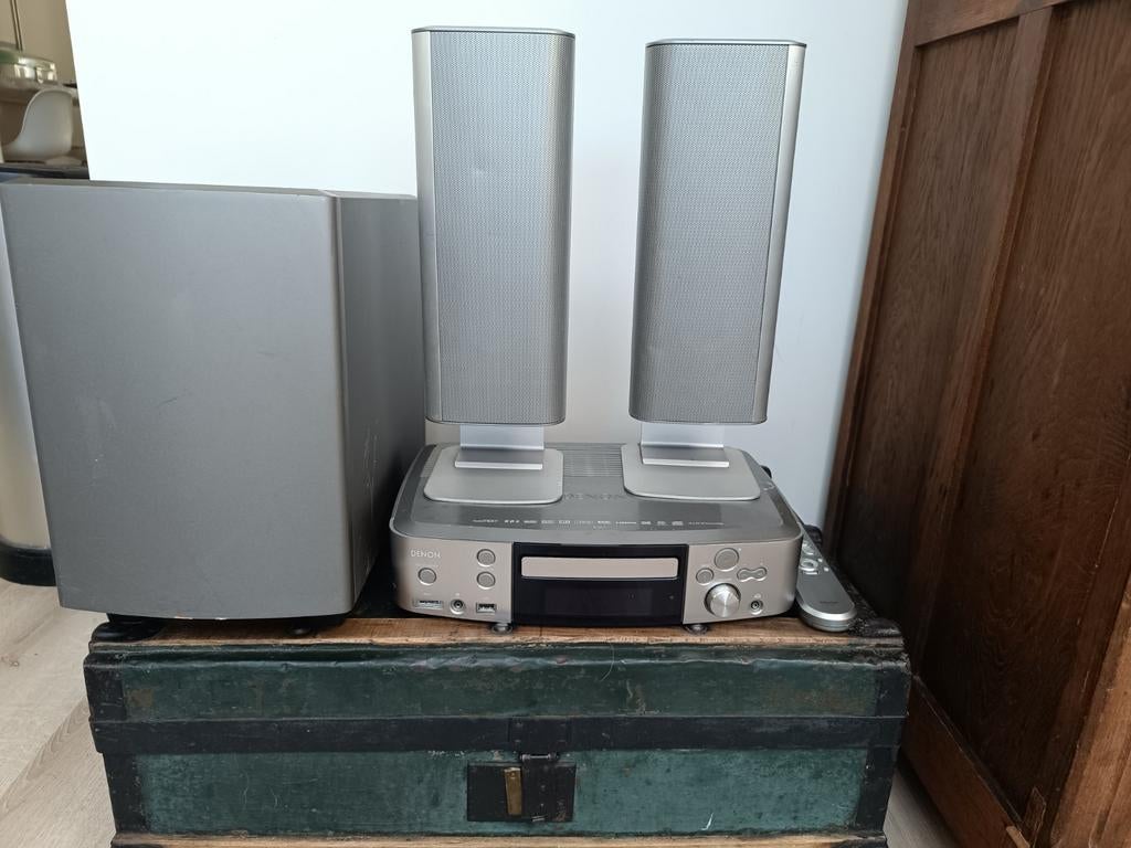 Denon S-301 2.1 Muziekset - Fantastisch geluid, Audio, Tv en Foto, Stereo-sets, Ophalen of Verzenden, Gebruikt, Tuner of Radio