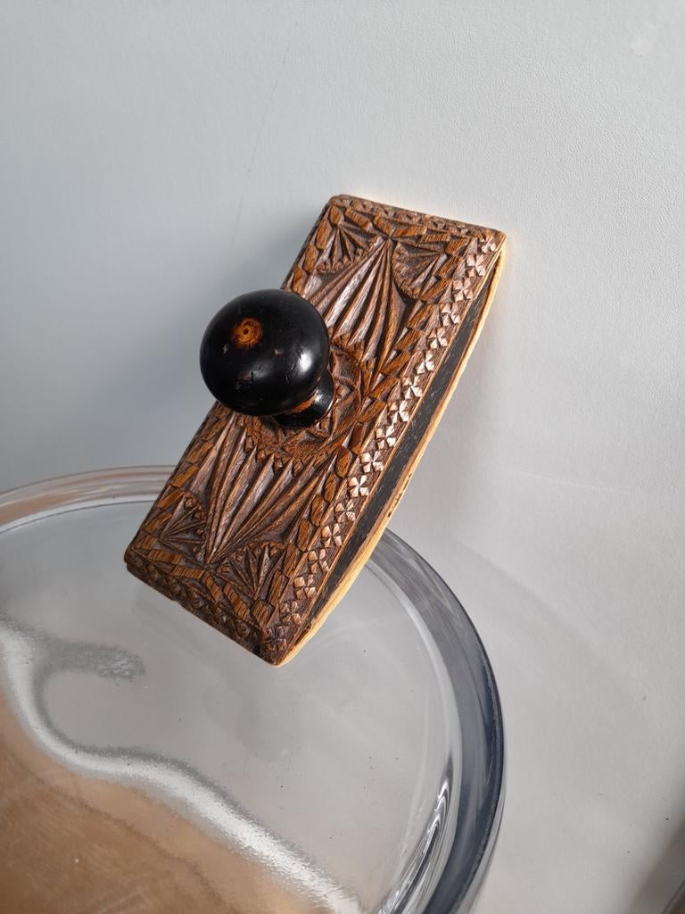 Inkt stempel of ink blotter van hout., Ophalen of Verzenden