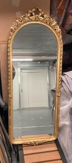 Vintage spiegel getoogd houtsnijwerk Pieterman inter art, Ophalen, Rechthoekig, Minder dan 50 cm