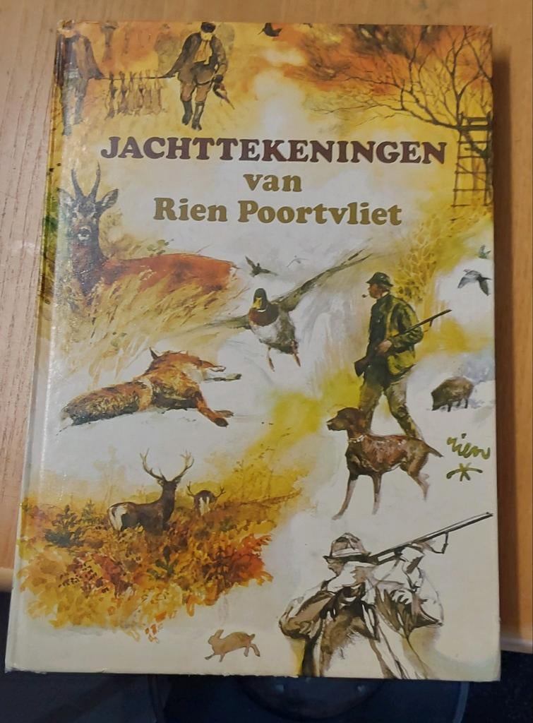 Jachttekeningen van Rien Poortvliet, Ophalen of Verzenden, Natuur algemeen