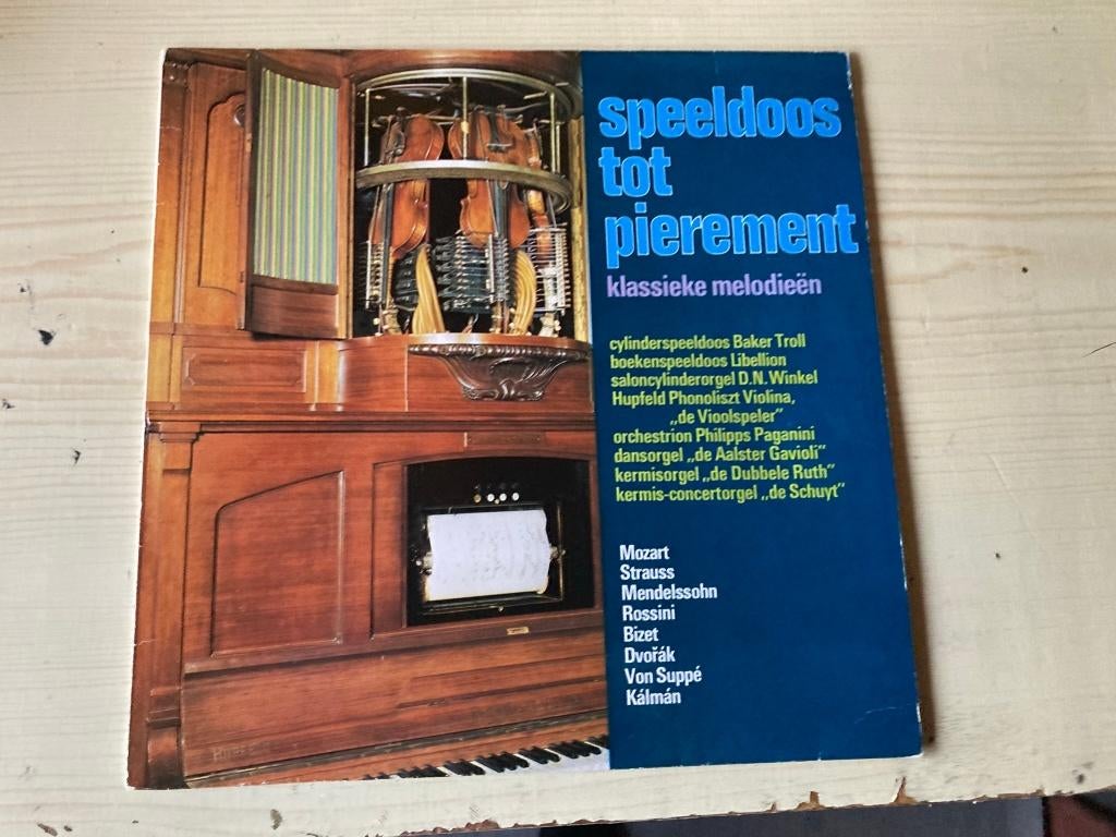 LP vinyl klassiek orgel, Gebruikt, Overige formaten, Overige typen, Ophalen of Verzenden