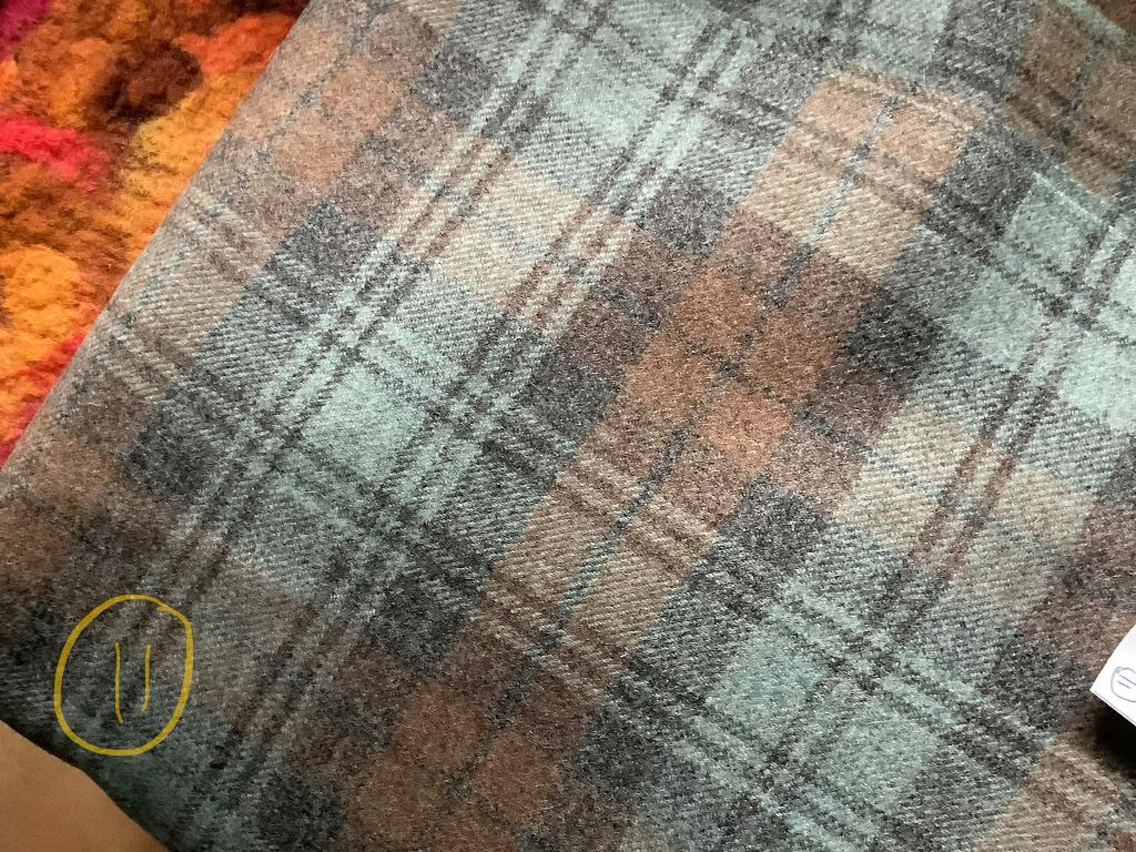 Schotse Tartan Black Watch Weathered wol Marton Mills Co LTD, Wol, Overige kleuren, 120 cm of meer, Ophalen of Verzenden