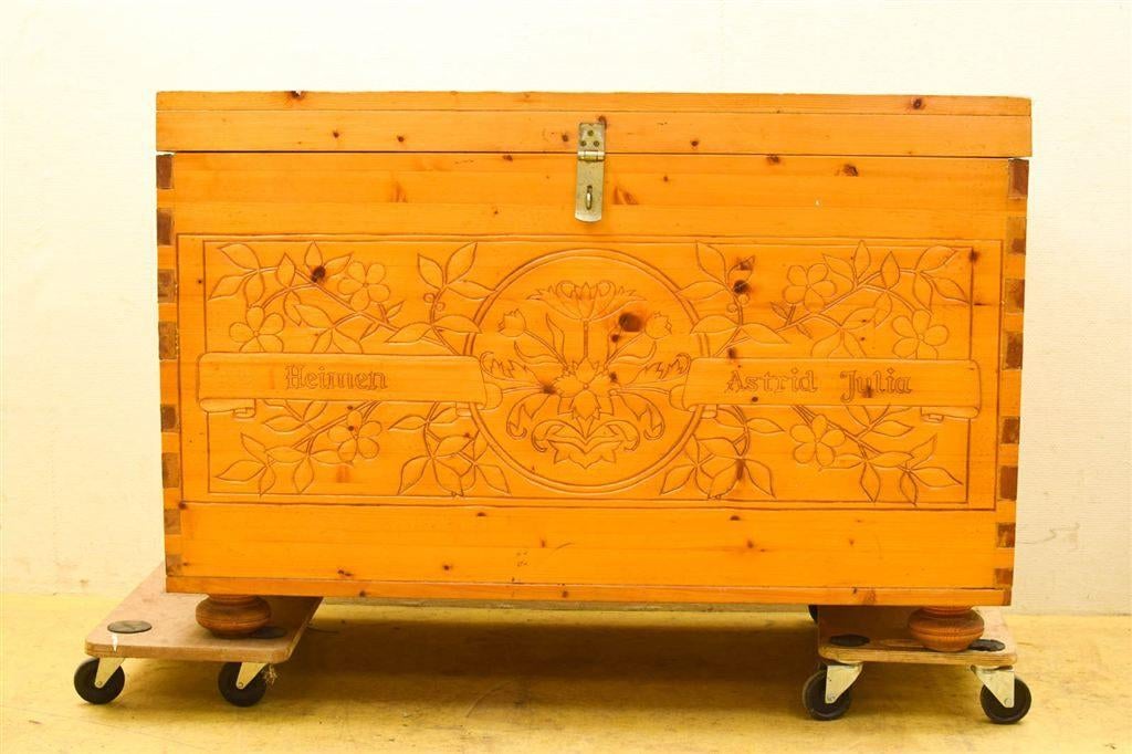 Dekenkist 51125, Ophalen of Verzenden, Gebruikt, 50 tot 100 cm, 50 tot 75 cm