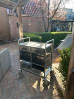 Serveerwagen rvs, Ophalen, Gebruikt