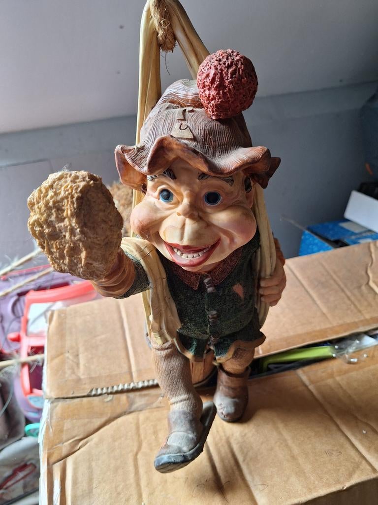 Laaf beeldje ramenwasser - Efteling, Gebruikt, Meerkleurig, Overige materialen, Overige stijlen