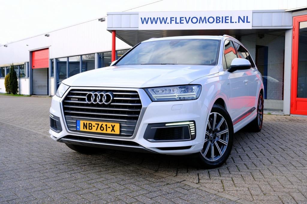Audi Q7 3.0 TDI E-tron Quattro Sport S-Line Aut.|Leder|Pano|, Auto's, Audi, Automaat, Gebruikt, Euro 6, 259 pk