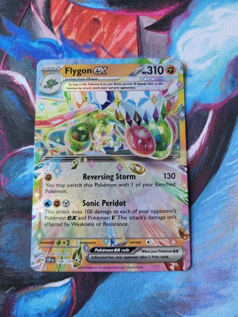 Flygon EX - Surging Sparks #106/191, Ophalen of Verzenden, Zo goed als nieuw