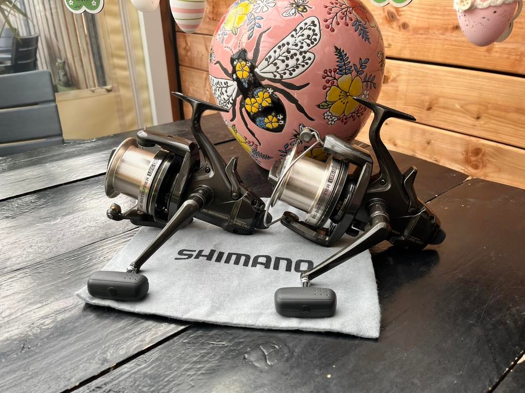 SHIMANO BIG BAITRUNNER LONG CAST, Watersport en Boten, Hengelsport | Karpervissen, Ophalen, Zo goed als nieuw, Molen