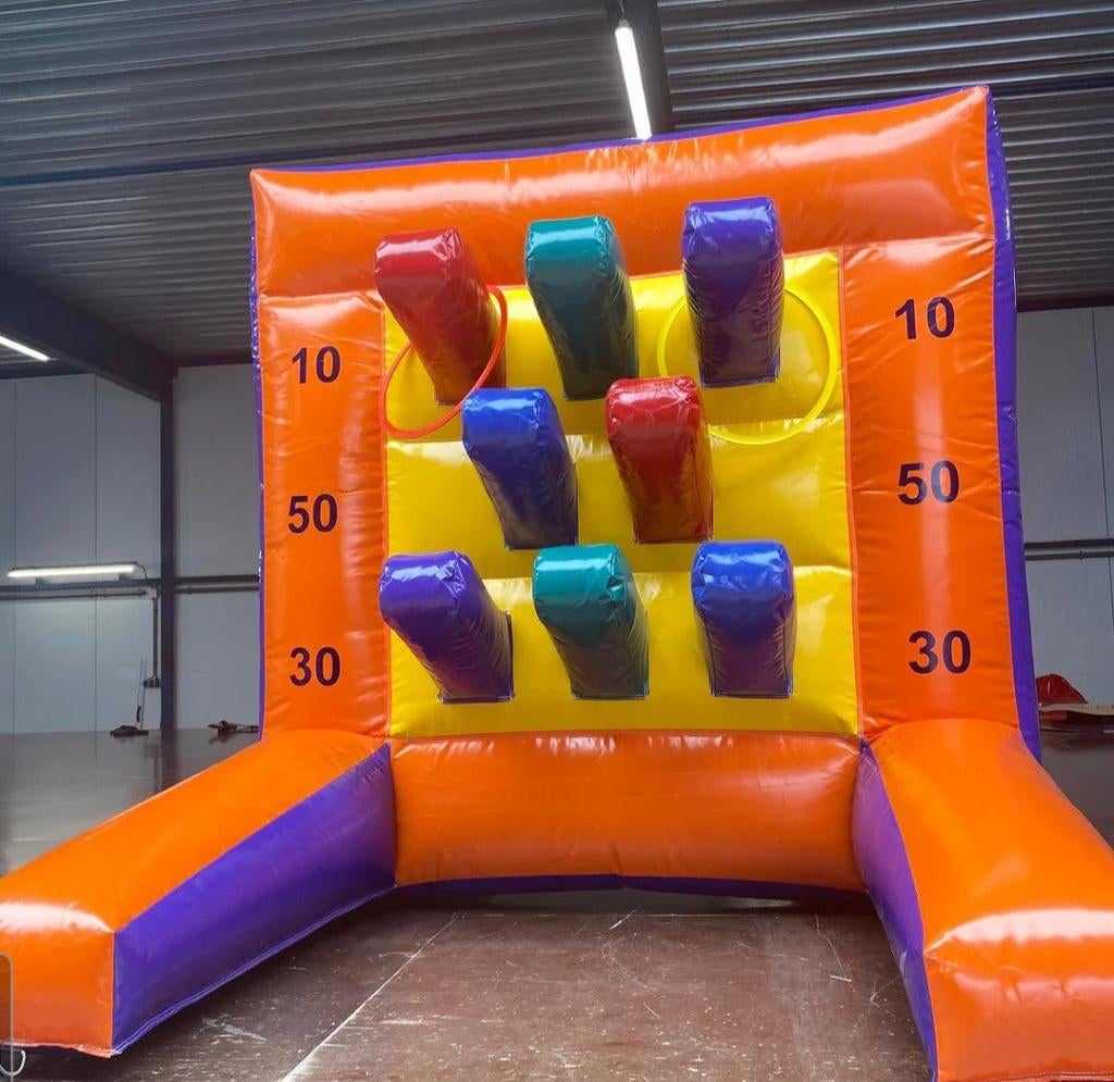 Opblaasbaar ringwerpen springkussens spellen, Ophalen of Verzenden, Zo goed als nieuw, Overige