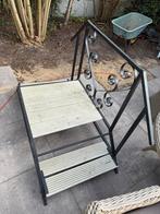 Caravan trap 1 plank verder in goede staat, Ophalen of Verzenden, Gebruikt, Trap, Minder dan 2 meter