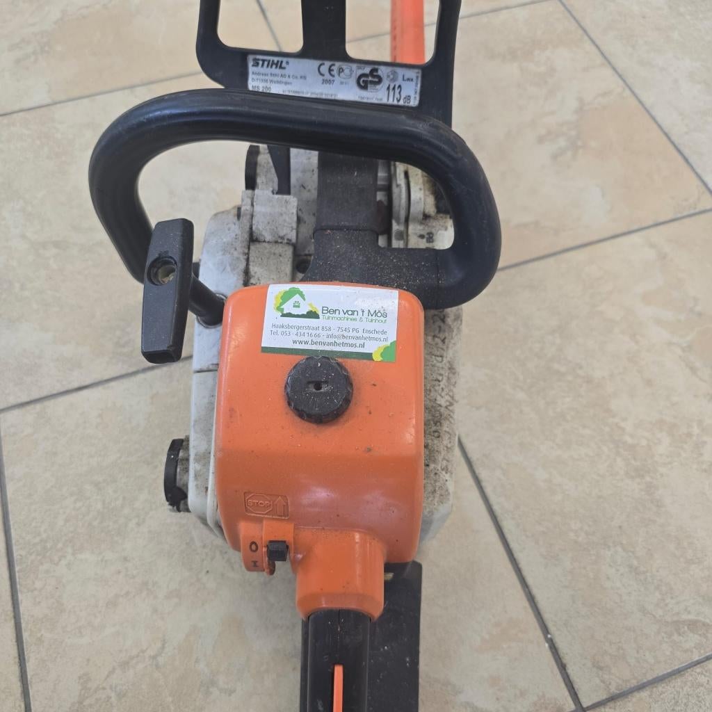 stihl ms 200, Ophalen, Info@stihl.nl, Stihl, Gebruikt