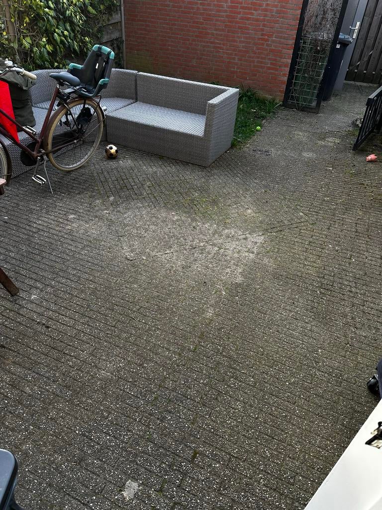 Waaltjes +/- 40m2, Tuin en Terras, Tegels en Klinkers, Ophalen, Gebruikt, Klinkers, 10 m² of meer